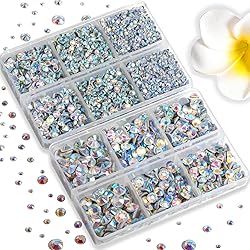 6736pcs Hotfix Rhinestones Flatback,AB Crystal