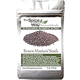 The Spice Way Brown Mustard Seeds - whole seeds, 8 oz