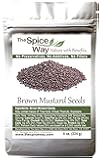 The Spice Way Brown Mustard Seeds - whole seeds, 8 oz