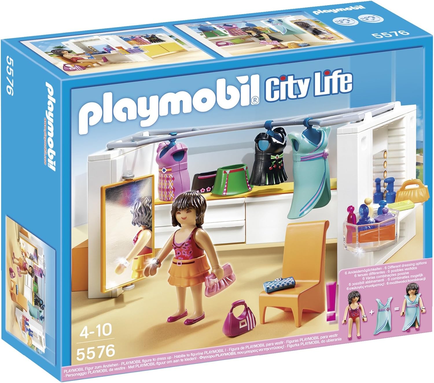 playmobil dressing room