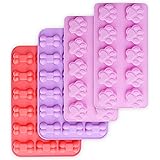 homEdge Puppy Dog Paw and Bone Silicone Molds, Non-Stick Food Grade Silicone Molds for Chocolate, Candy, Jelly, Ice Cube, Dog