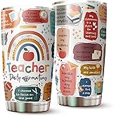 Kozmoz Inspire Teacher gifts for women-Gifts for teachers - teacher appreciation gifts-teacher gift -Teachers Daily Affirmations Tumbler 20Oz