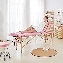 Yaheetech Massage Tables Portable Adjustable