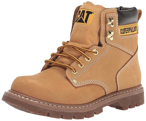 CAT Men's Second Shift Soft Toe Work Boot, Honey, 9.5 Wide