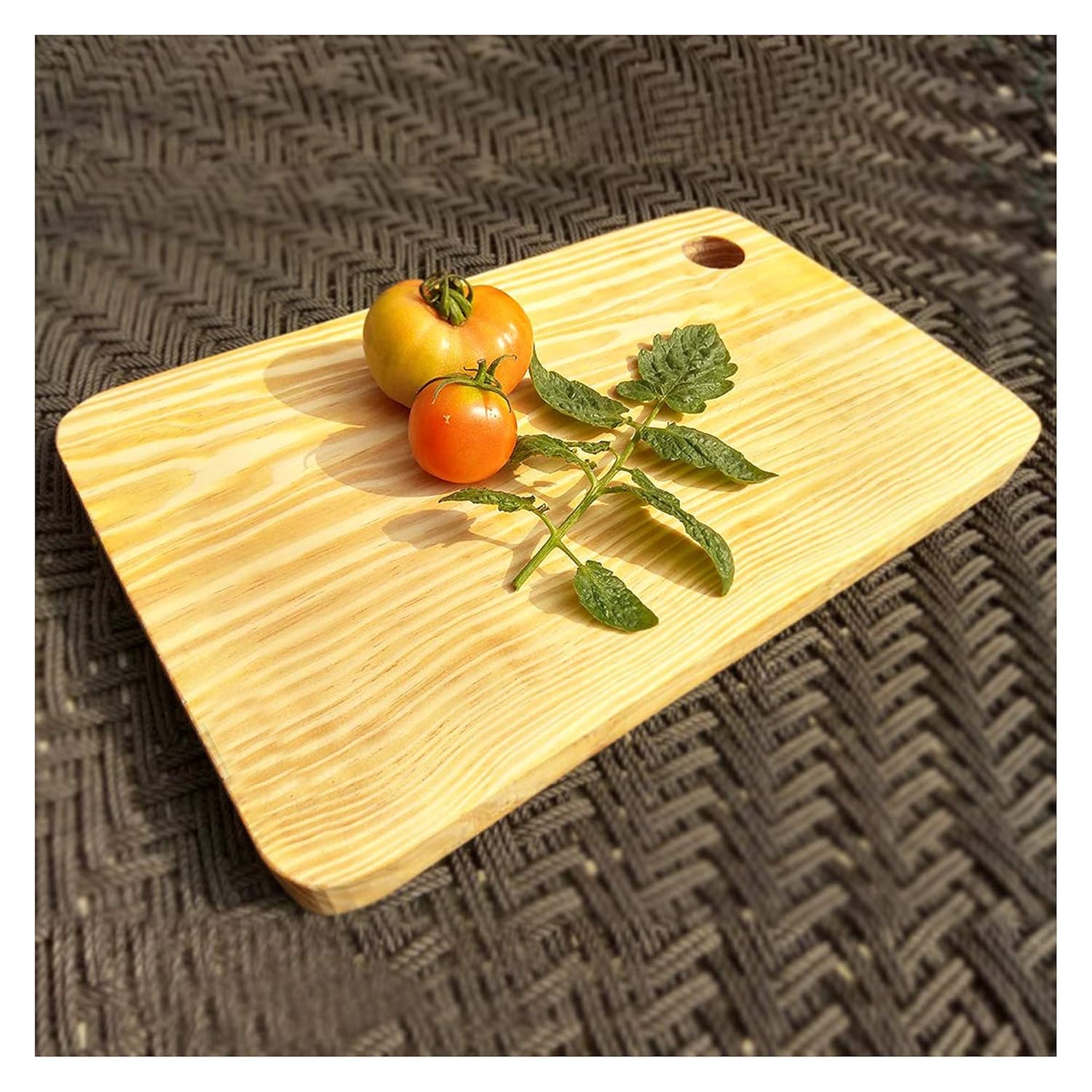 Buy Forestwood Single Piece Premium Pine Wood Reversible Chopping