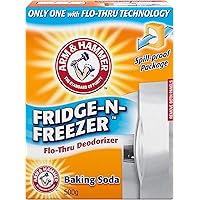 ARM & HAMMER Fridge-N-Freezer Baking Soda Deodorizer, Flo-Thru Design, 500-g