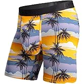 BN3TH Men’s Classic Icon Boxer Briefs with 3D Pouch, Anti-Chafe, Breathable TENCEL Modal, No-Roll Waistband, 6.5” Inseam