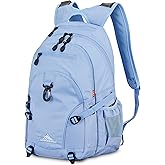 High Sierra Loop-Backpack, School, Travel, or Work Bookbag with tablet-sleeve, Cornflower Blue, One Size