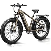 PUCKIPUPPY Electric Bike for Adult with 48V 15AH Battery and 960W Motor, 80 Miles Range, Electric Mountain Bike with 26" Fat 