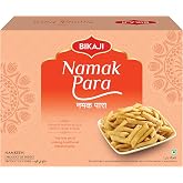 BIKAJI Namak Para 14.11 oz, Crispy Salted Indian Namkeen Snack | Flaky, perfectly fried savory bites using a traditional recipe. Ready to eat; ideal for tea time, parties, or everyday