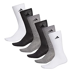 adidas Men's Athletic Cushioned 6-Pack