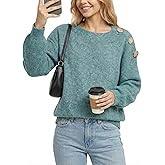Sorouze Women's Casual Long Sleeve Sweater 2025 Fall Outfits Trendy