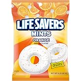 Life Savers Orange Mints, Individually Wrapped, for Snacking, Sharing, Office Parties, and Pantry Stocking, 6.25 Ounces (12 Hard Candy Bags)