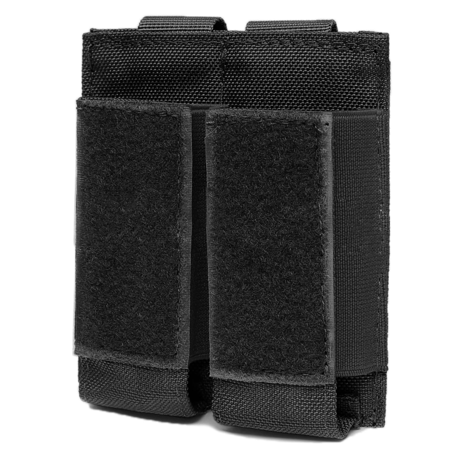 TRIWONDER Tactical Pistol Mag Pouch Open Top Double Triple Molle Magazine Holder (Double - Black)