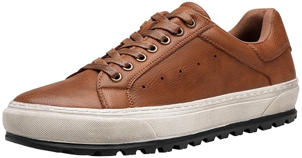 JOUSEN MEN’S CASUAL SHOES RETRO MEN’S CASUAL DRESS...