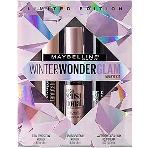 Maybelline Winter Wonderglam Mini Eye Kit, Holiday Mascara Kit