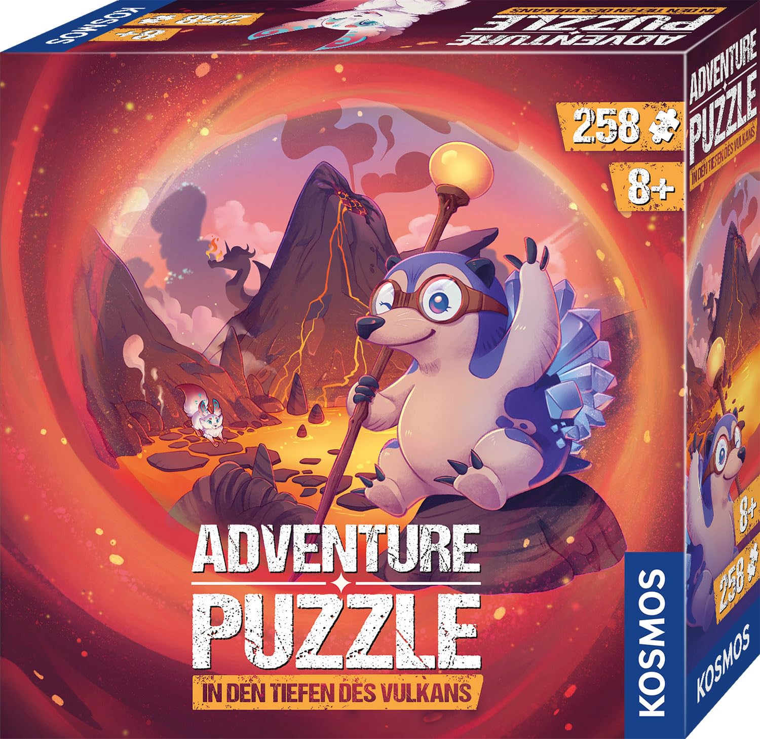 Kosmos Adventure Puzzle In den Tiefen des Vulkans, 258 Teile