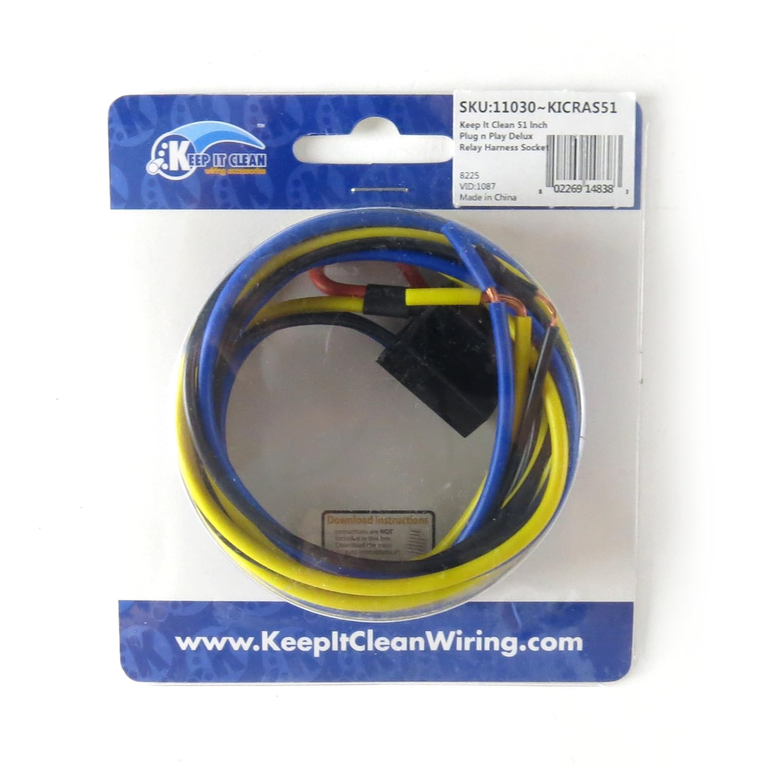 Amazon.com: Keep It Clean 11030 Relay Harness Socket 51 inch Plug n Play  Deluxe Relay Harness Socket: Automotive