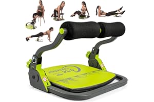 leikefitness Ab Trainer, Ab Machine, Ab Workout Equipment, Sit Up Machine, Core Muscle Trainer with Multi-Mode Full-Body Work