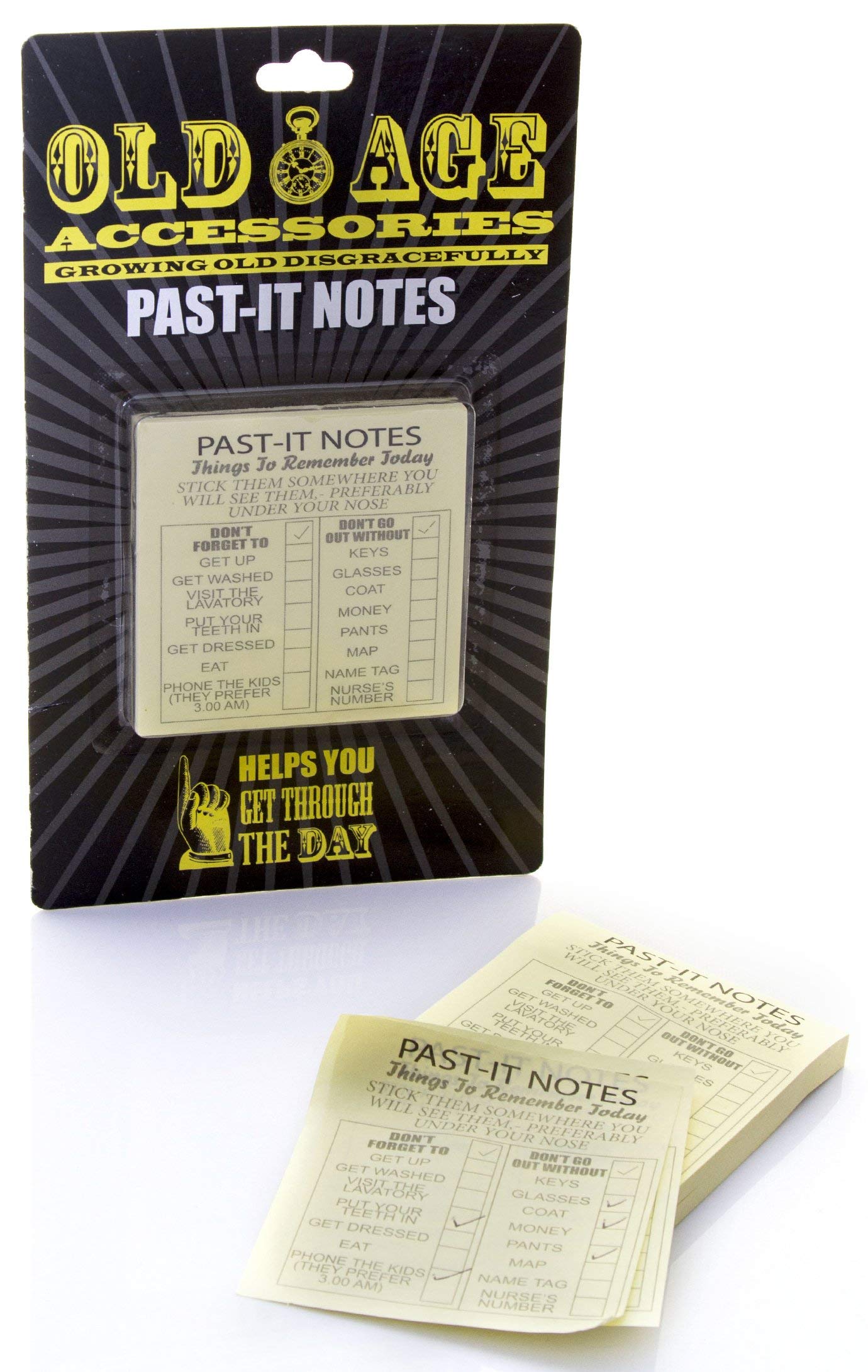 Boxer Gifts Old Age Past-It Notes | Funny Gift for Retirement Birthday Christmas Secret Santa,