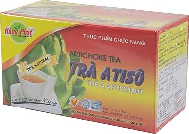 Hung Phat Tra Atiso (Artischocken Tee) 25 x 2g, 50g plus Original Asia-In Langkorn Duftreis aus Thailand (100g)