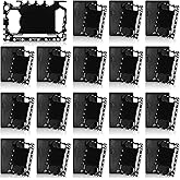Cholemy 24 Pcs Credit Card Wallet Multitool 46 in 1 Metal Stainless Steel Survival Pocket Tool Bottle Opener Multipurpose Bulk for Husband Dad Men Christmas Birthday Gift, Black