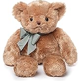 Bearington Baby Gus The Brown Teddy Bear Plush, 13 Inch Bear Stuffed Animal