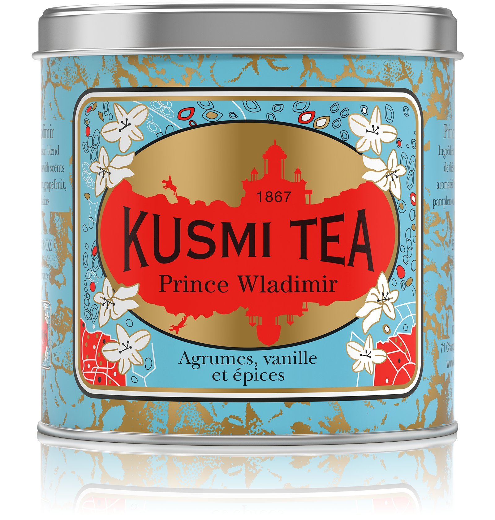Kusmi Tea Prince Vladimir Russian Black Tea Blend With Vanilla Kusmi Tea Prince Vladimir Russian Black Tea Blend With Vanilla