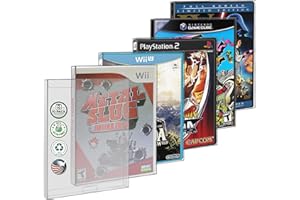 MALKO 10 Pack Video Game Protector Case Compatible with: PS2 | WII - WII U | Gamecube | Xbox & DVD Standard Case | Acid Free 