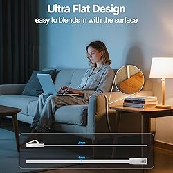 Mnlnbuao Cat 6 Flat Ethernet Cable 25 FT, UTP