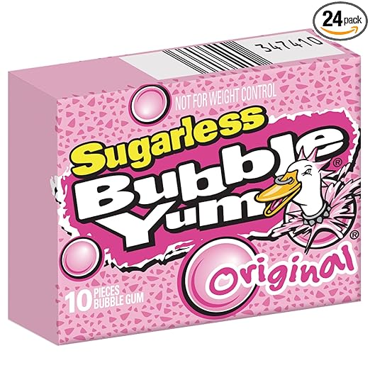 Sugarless Original Bubble Gum, Sugar Free