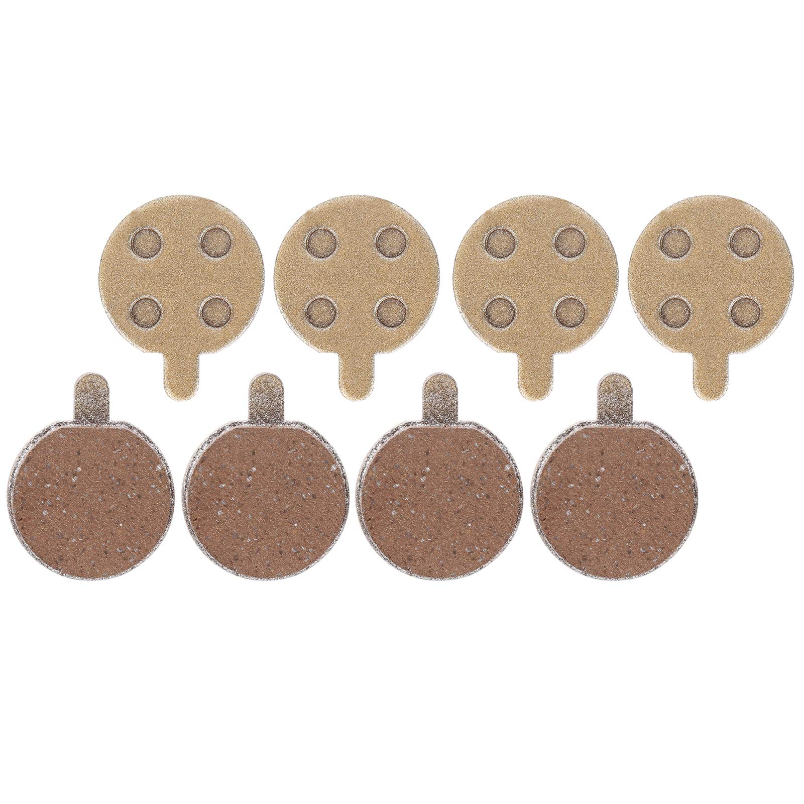 4Pair Copper-based All Metal Brake Pad,10 Pu adas Electric Scooter Disc Brake Universal,Electric Scooter Disc Brake,Replacement Disc Brake Pads for Scooter