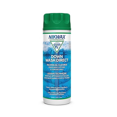 Nikwax Down Wash, 300ml, Detergent for down jackets and sleeping bags, outdoor apparel, clean, care, protect