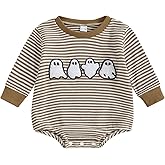 Kavousa Baby Boy Clothes Baby Halloween Outfit Baby Sweatshirt Romper Fall Winter Cute Infant Clothing
