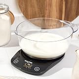 Salter Digital Kitchen Scale 5kg 11lbs with 1.8L Bowl Aquatronic Liquid measure view 6