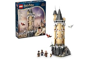 LEGO Harry Potter Hogwarts Castle Owlery Toy, Wizarding World Fantasy Toy for Girls and Boys, Harry Potter Castle Playset with 3 Characters, Birthday Gift Idea for Kids Ages 8 and Up, 76430