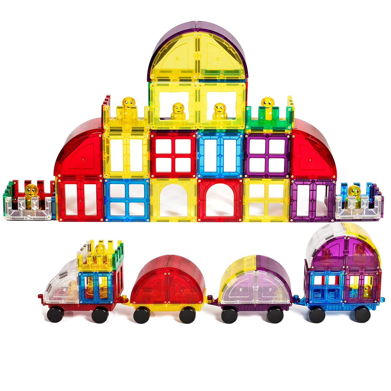 Best Magnetic Toys Building Tiles Blocks Stack Set