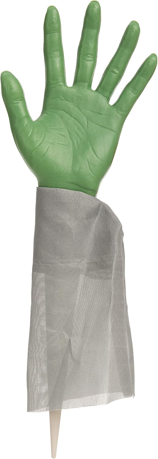 JOYIN Realistic Zombie Arm Stakes (Green), Halloween Yard Groundbreaker Stakes for Halloween Outdoor Decorations (2 Pair): Garden & Outdoor