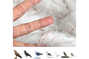 GWHOLE 33 x13 Ft Garden Netting for Tree and Plant Protection,Translucent