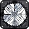 Pumplus 14in Solar DC Fan, DC Roof Vent, Solar Powered Ventilation Fan, 25W Motor Large Airflow, for Attic, Greenhouse, Chicken Coops