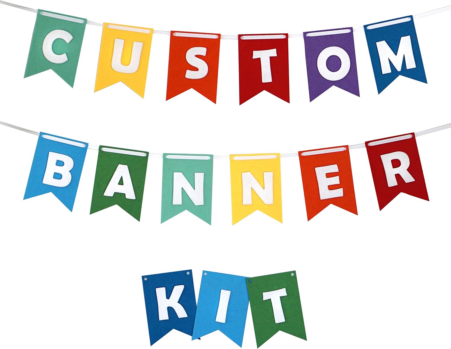 Amazon Com Premium Felt Custom Banner Kit Bunting Letters Laser