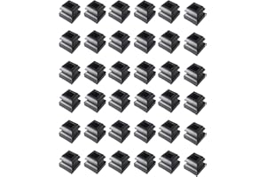 AAqq Decor 36-Pack Baluster Shoes Railing Flat Shoes with Allen Key for 1/2 Inch Staircase Balusters Iron Stair Spindle Connectors(A-Plane-36)