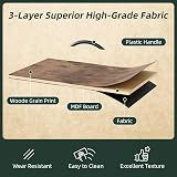 CAIYUN 7-Drawer Chest of Drawers Fabric Storage Tall Brown Dresser view 3