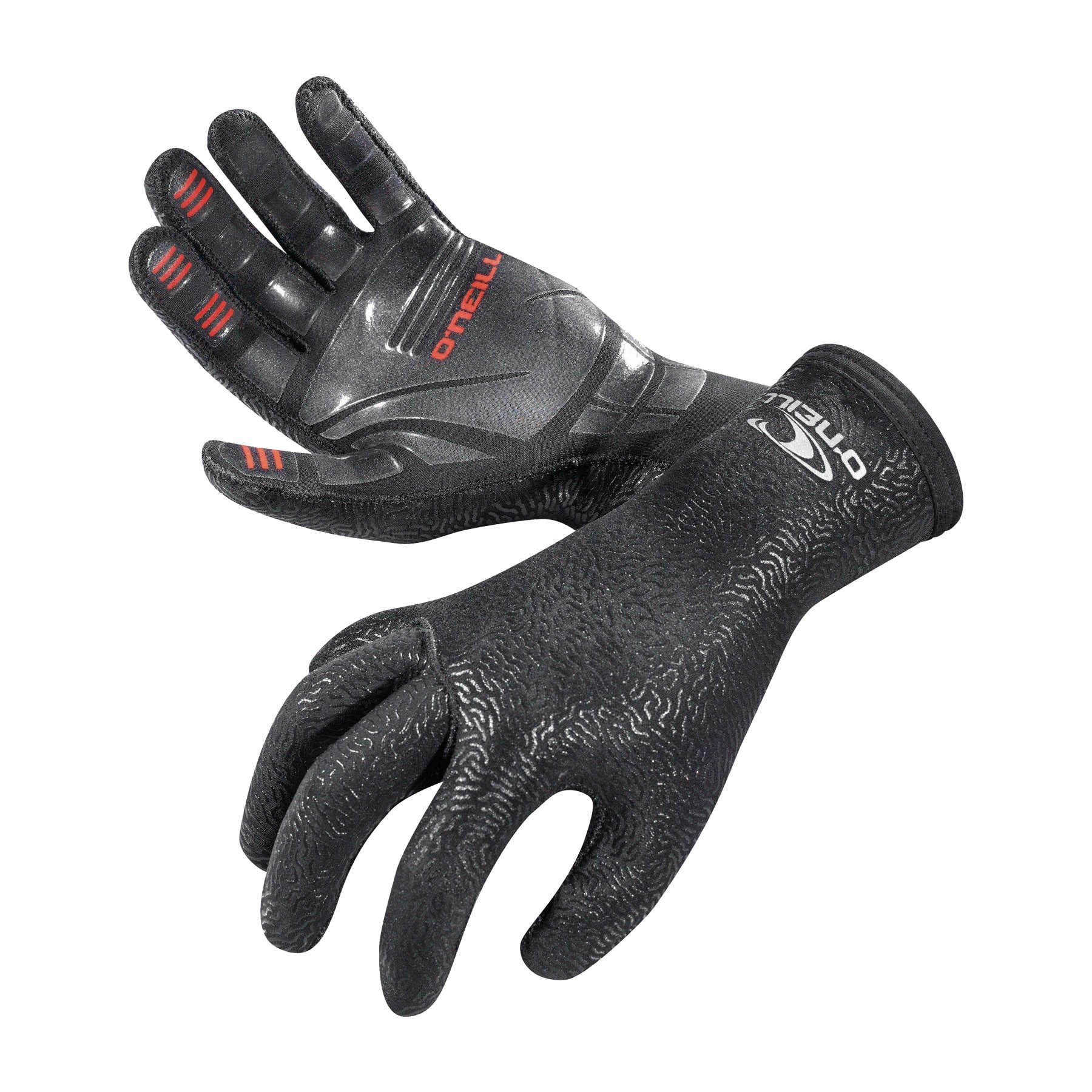 ONeill Epic 2mm Gloves Black - Unisex - Formula Polygrip - Double lined - Size - XXL