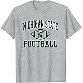 Michigan State Spartans Arch Football T-Shirt