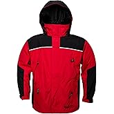 Viking Men's Tempest Classic Waterproof and Windproof All Weather Shell Jacket with Reflective Piping