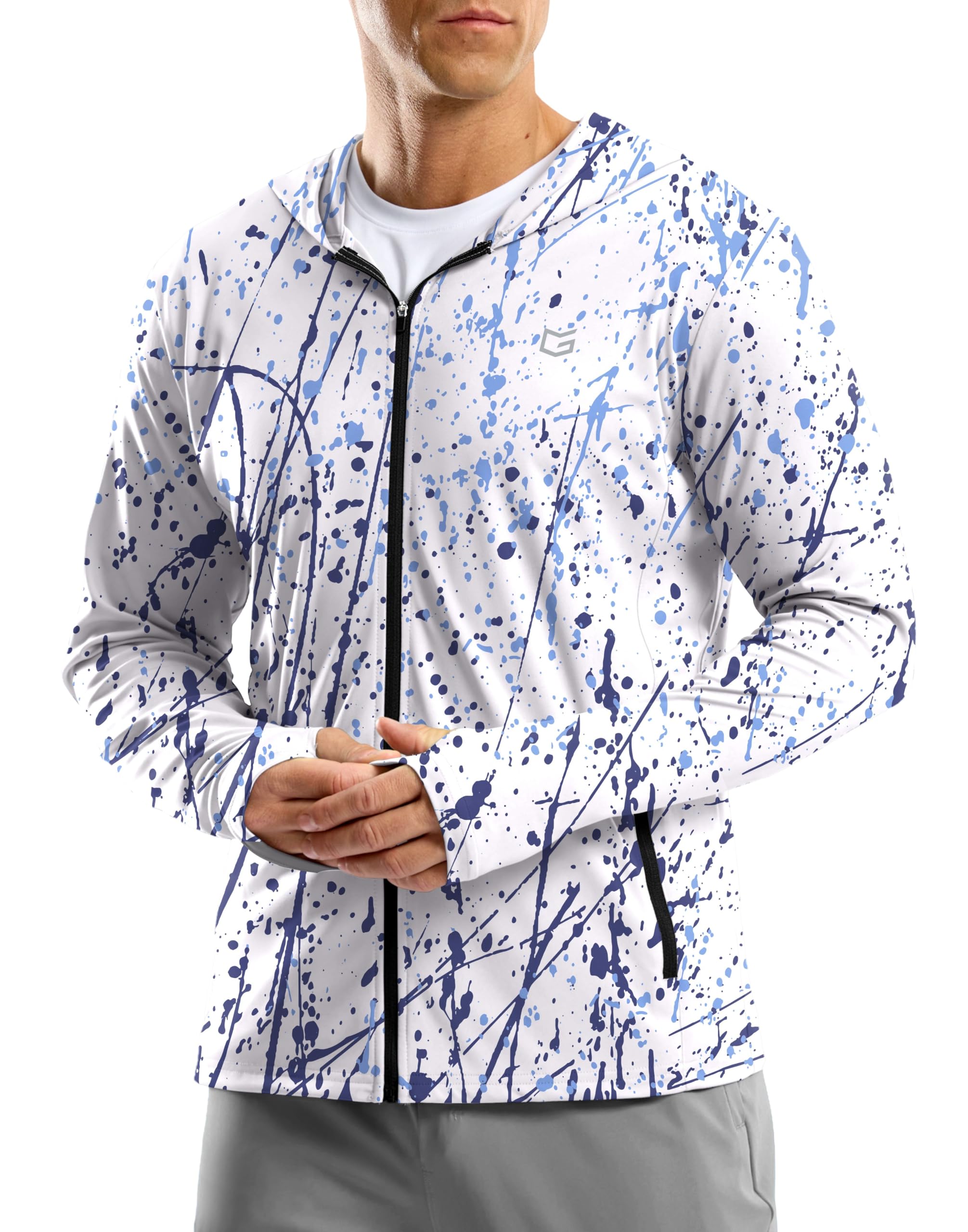 G Gradual Men's UPF 50+ Sun Protection Hoodie