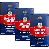 Nobleza Gaucha Yerba Mate Herbal Tea with Sterm | Traditional Argentina Brew USA-Specific Packaging 2.2 lbs - 3 Packs
