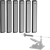 XARILK 6 PCS Diamond Knife Sharpening Stones Set, Diamond Plates Kit for XARILK Type Sharpeners System, 180# 400# 800# 1500# 