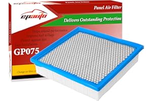 EPAuto GP075 (CA10755) Engine Air Filter, Replacement for Lexus RX350, Toyota Camry, Sienna, Highlander, Jeep Grand Cherokee, Dodge Durango - Fits V6 Engines (2010-2025)
